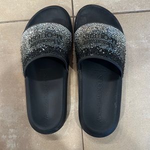 Alexander McQueen rhinestone sandals